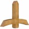 Ekena Millwork Bellingham Rough Sawn Timber Gable Bracket, Western Red Cedar, 48"W x 32"H x 6"D x 6"F, 16/12 Pitch GBW048X32X0606BEL00RWR - alternate 3